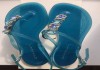 Сланцы сандалии новые casadei италия размер голубые силикон стразы сваровски кристаллы swarovski