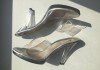 Фото Босоножки сабо echo hollywood размер силикон прозрачные платформа каблук кожа стелька кожаные жен