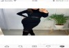 Фото Платье новое чёрное м 46 вязаное футляр по фигуре миди шерсть разные цвета лапша чулок женское тепло