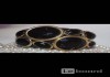 Фото Браслет новый черный камни стразы swarovski сваровски кристаллы металл золото широкий пластик