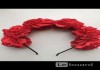 Фото Ободок на волосы в стиле dolce&gabbana красный цветы розы украшение бижутерия аксессуары