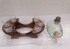 Фото Стеклянный бочонок с краном и рюмками (подарочный набор)