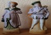 Фото Фарфоровые статуэтки Девушка и Юноша, пара, фарфор Германия, 1920е годы