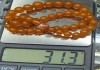 Фото Янтарные бусы, янтарь, вес 31 гр