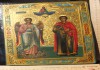 Икона Пантелеймон и Ангел Хранитель