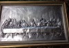 Фото Панно настенное Тайная вечеря, медь, серебрение, старое