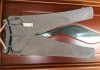 Фото Брюки новые elegance италия 46 м серые тонкие летние классика прямые