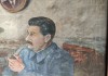Фото Картина Сталин и Калинин, холст, масло, НХ 1930е гг