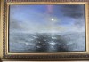 Фото Картина Море в шторм, оргалит, масло, НХ