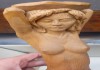 Фото Деревянная статуэтка Девушка на пляже, ручная авторская резьба по дереву, старая, в одном экземпляре в