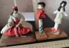 Фото Куклы японские коллекционные 3 шт, с авторскими клеймами, 19 век