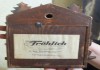 Фото Часы Кукушка, деревянный корпус, ручная резьба по дереву, Германия, фирма Frohlich, старинные, рабо