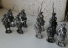 Фото Оловянные солдатики разные 50 штук, коллекция