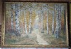 Фото Картина Берёзовый рай, оргалит, масло, х-к Логачёв