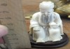 Фото Костяная статуэтка Конфуций, резьба по бивню слона