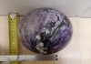 Фото Большой шар из минерала чароита, сиреневого камня, месторождение река Чара, Якутия