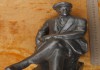 Фото Силуминовая статуэтка Ленин на пеньке, авторская, СССР
