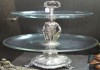 Фото Серебряная ваза для фруктов, конфет, орешков и так далее, серебро 800 проба, высота 45 см, Германия