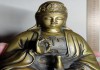 Бронзовая статуэтка Будда, высота 30 см, старая