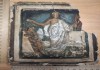 Фото Икона лепная, расписная Вседержитель, 18 век