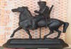 Чугунная статуэтка Казачок на лошадке, Касли 1909 год, царская Россия