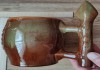 Фото Кружка пивная, большая, терракота, полива, СССР