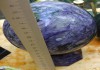 Фото Большой шар минерал чароит на подставке, вес шара 3 кг