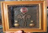 Фото Планшет с царским двуглавым орлом, пуговицами и прочими эмблемами