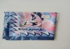 Фото Платок новый каляев шелк цвет голубой розовый синий белый аксессуары женский шаль шарф