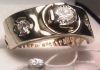 Фото Продам мужское золотое кольцо с бриллиантами 1crt..