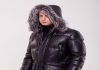 Эксклюзивное мужское меховое пальто из первоклассной натуральной кожи и натурального мутона оригинал