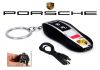Фото Электронная USB зажигалка-брелок в стиле Porsche