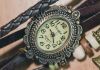 Изящные винтажные женские часы в ретро стиле