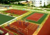 Строительство спортивных сооружений, стадионы, теннисный корт, детские и игровые площадки