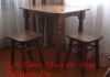 Фото Изготовление дубовой мебели на заказ любых размеров: столы, табуреты и прочее.