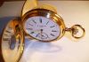 Фото J.J. Badollet 1873г. Женева, Швейцария - Карманные золотые часы с цепочкой 585.