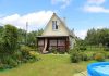 Фото Двухэтажный домик на дачном участке в лесной зоне(Беларусь)