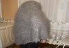 Фото Оренбургский пуховый платок. Белоснежные и серые.