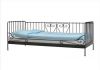 Фото Черная кованая кровать Мельдаль(IKEA)