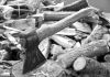 Фото Распилка, колка, укладка дров