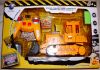 Фото Бульдозер- трактор с ковшом со световыми эффектами Большая стройка