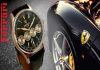Мужские наручные часы Часы Ferrari (Кварц) + Подарок!