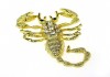 Фото 3D металлический стикер "Скорпион"