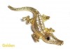 Фото 3D металлический стикер "Крокодил"