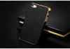 Фото Чехол для iPhone 5/5s кожа с золотом
