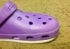 Фото Сабо crocs retro clog neon purple