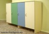 Фото Детская мебель для сада и комнаты ребёнка, шкафчики для одежды, яркие цвета