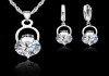 Фото Комплект Ожерелье и серьги с алмазом