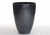 Кашпо senza vase small dark silver, D40xH75