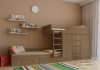 Фото Детская двухъярусная кровать «Астра 6»